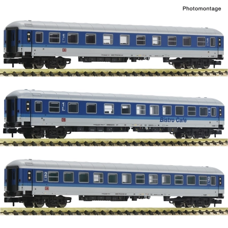 Fleischmann 6260024 - Zestaw 3 wagonów pasażerskich „IR 2471”, Ep. V, DB-AG