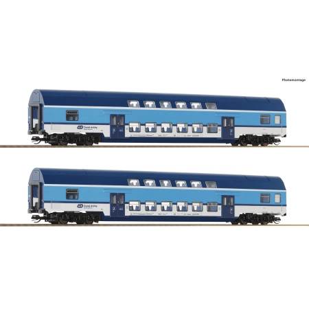 Roco 6280028 - Zestaw 2 wagonów Dosto CD