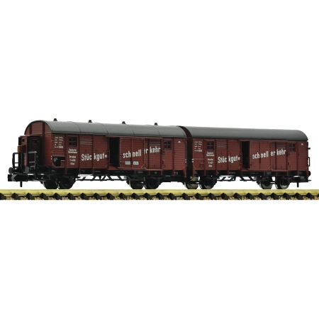Fleischmann 6660033 - Zestaw 2 wagonów towarowych Leig 2, DRG, Ep.II