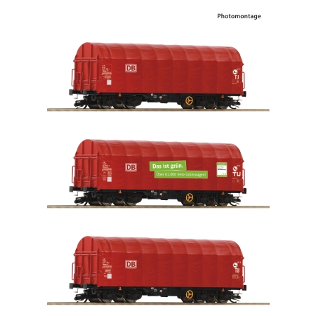 Roco 6680012 – 3 wagony plandekowe DB-A