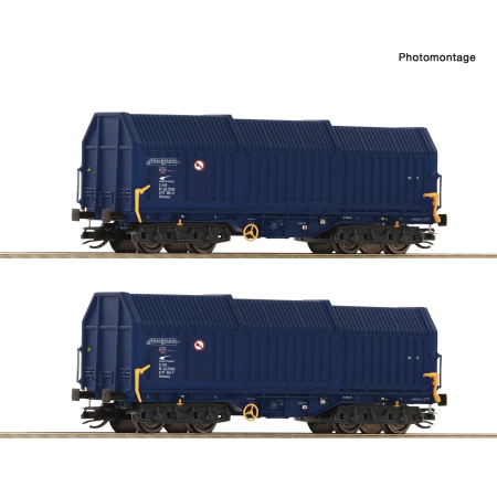 Roco 6680013 - Zestaw 2 wagonów Teleskopowych ZSSK