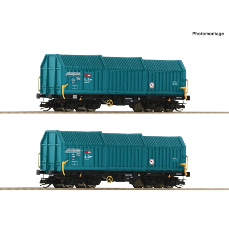 Roco 6680014 - Zestaw 2 wagonów Teleskopowych SBB
