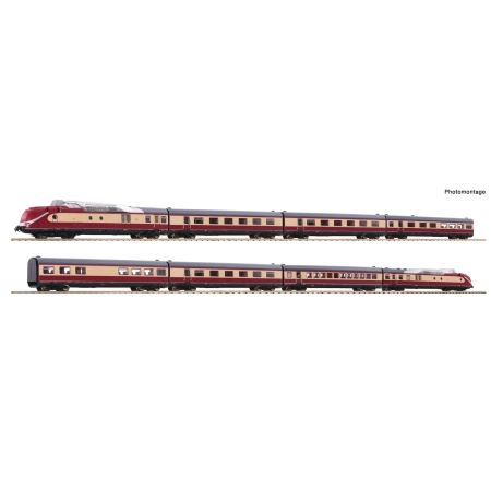 Fleischmann 7770001 - Zespół trakcyjny BR 602, DB, ep.IV, dźwięk DC