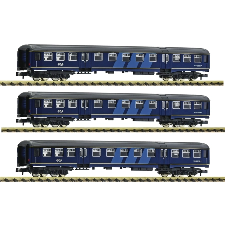 Fleischmann 814713 - Zestaw 3 wagonów pasażerskich, NS, Ep.IV