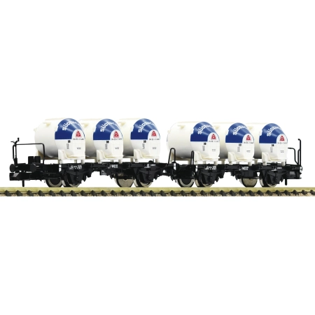 Fleischmann 823307 - Podwójny wagon kontenerowy, DB, Ep.III