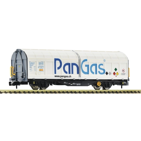 Fleischmann 826254 - Wagon z przesuwną plandeką Hbbillns, SBB-Cargo, Ep.V „PanGas