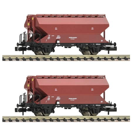 Fleischmann 830310 - Zestaw 2 wagonów silosów Tgpps, BLS, Ep.III