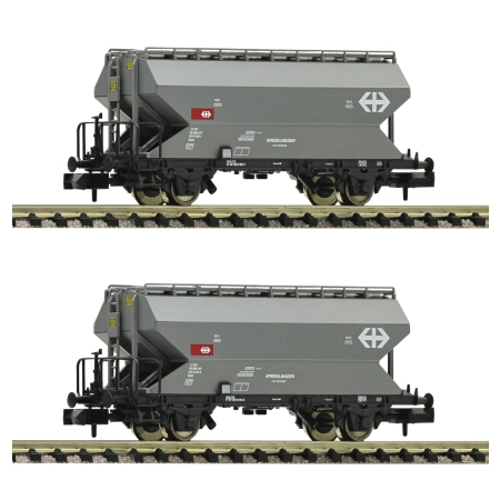 Fleischmann 830311 - Zestaw 2 wagonów silosów Tgpps, SBB, Ep.V