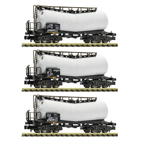 Fleischmann 846007 - Zestaw 3 wagonów cystern Zacens, ATIR-RAIL, Ep.VI