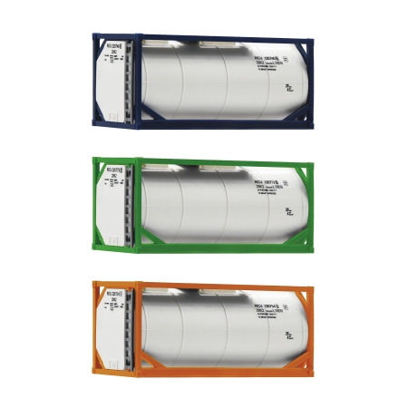 Fleischmann 910120 - Zestaw 3 kontenerów zbiornikowych 20'