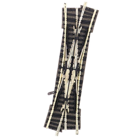 Fleischmann 9185 - Rozjazd krzyżowy ręczny angielski 15º l=111mm