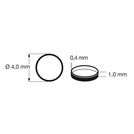 Fleischmann 948002 - Gumka przyczepnościowa VT12, 10 sztuk