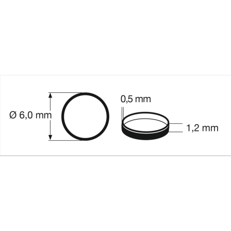 Fleischmann 948003 - Gumka przyczepnościowa VT11, 10 sztuk