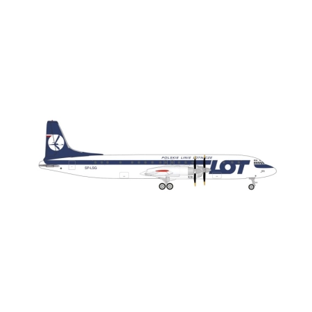 Herpa 538794 - LOT Polish Airlines Ilyushin IL-18 (late colors) - SP-LSG