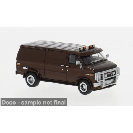 Brekina 18252 - GMC Vandura, brązowy, 1983