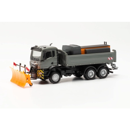 Herpa 315388 - MAN TGS NN zimowy pojazd serwisowy, szary/żółty