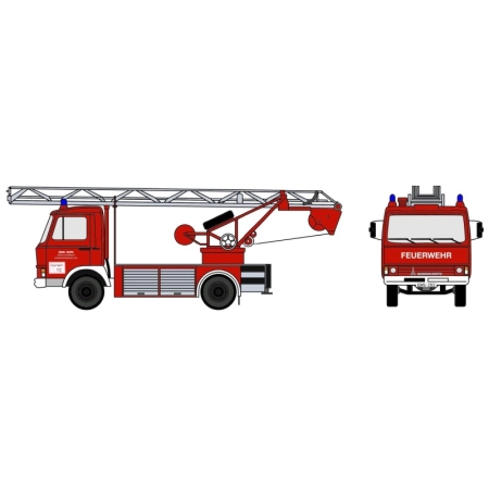 Loewe 4111 - Iveco Magirus „Zeta” 90M5 - DL18 Straż Pożarna Diez / Holzappel