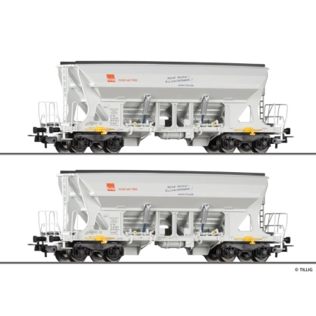 Tillig 70086 - Zestaw 2 wagonów samowyładowczych Faccns, HVLE, ep. VI