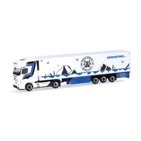 Herpa 317320 - Mercedes-Benz Actros 18 Gigaspace z naczepą chłodnią "Trio Trans"
