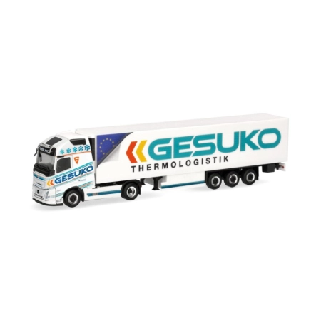 Herpa 320436 - Volvo FH Aero GL XL naczepa chłodnia „GESUKO”