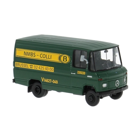 Brekina 36861 - Mercedes L 406 D Kasten, 1967, Koleje Belgijskie (B)