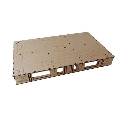 Viessmann 8460 - Moduł podstawowy CarMotion dł. 90 x szer. 54 x wys. 10 cm