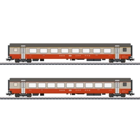 Märklin 42191 - Zestaw 2 wagonów pasażerskich EW III, SBB, Ep.IV