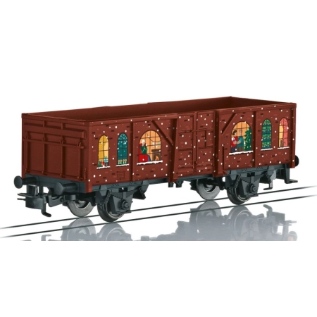 Märklin 44224 - Wagon świąteczny z dźwiękiem, zasilany bateryjnie