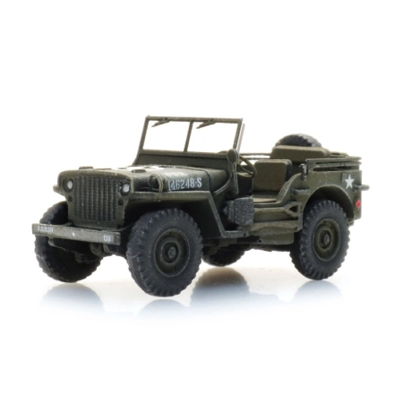 Artitec 1720032 - Amerykański jeep Willys, zestaw 1:72