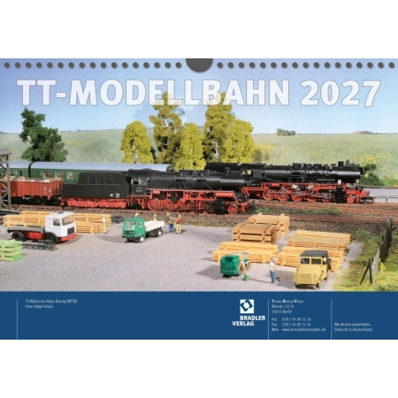 Tillig 09577 - Kalendarz modeli kolejowych TT 2027