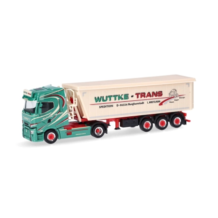 Herpa 317610 - Renault T facelift "Wuttke Trans" przegubowy pojazd ciężarowy
