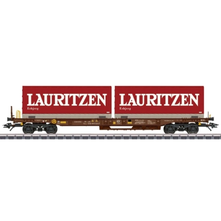 Märklin 47439 - Wagon kieszeniowy Sdgms, AAE-Cargo, ep. V „Lauritzen”