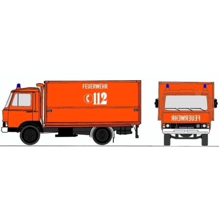 Loewe 4085 - Iveco Magirus „Zeta” 90M5 - pojazd służbowy GW-ÖL