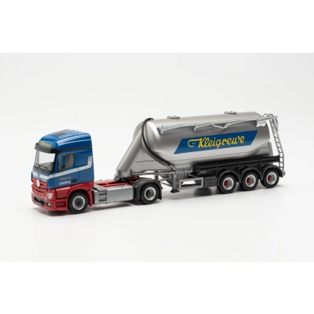 Herpa 316132 - Mercedes-Benz Actros Streamspace 2.3 ciężarówka przegubowa z silosem na wymiona "Kleigrewe