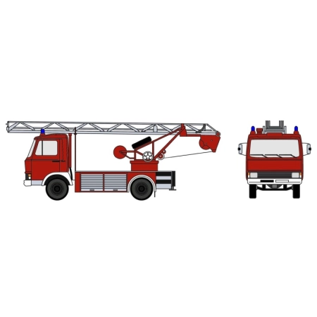 Loewe 4124 - Iveco Magirus „Zeta” 90M5 - DL18 Neutralny Czerwony (modernizacja)