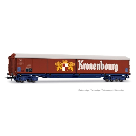 Jouef HJ6322 - Wagon z przesuwanymi ścianami „Kronenbourg”, SNCF, Ep.V-VI