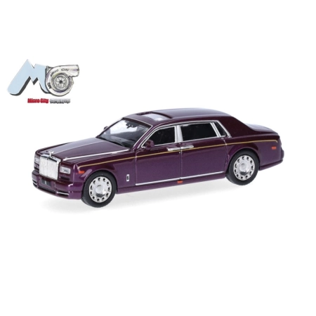 Herpa 87MC000064 - MicroCity: Rolls Royce Phantom, fioletowy