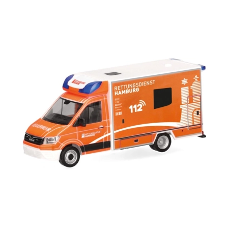 Herpa 099196 - MAN TGE Fahrtec „Feuerwehr Hamburg”