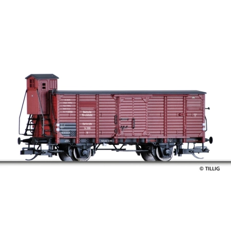 Tillig 17935 - Kryty wagon towarowy G Karlsruhe, DRG, Ep.II