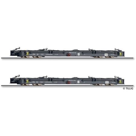 Tillig 05975 - Zestaw 2 wagonów (Rf4), DR, Ep.IV