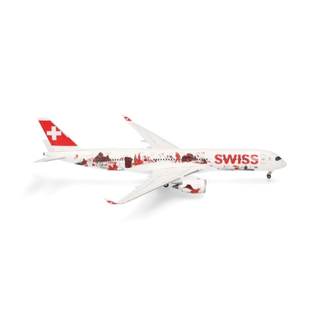 Herpa 573672 - Swiss International Air Lines Airbus A350-900 "Wanderlust" - HB-IFA