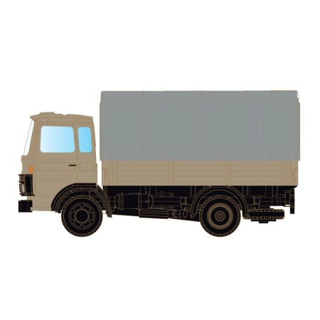 MiNiS LC4830 - DAF 900 z platformą/plandeką