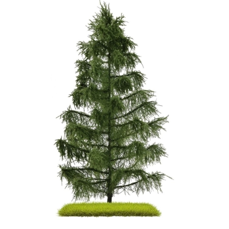 Busch 3807 - Pojedyncza świerk 210 mm