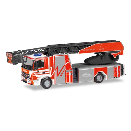 Herpa 099479 - Mercedes-Benz Atego '13 DLK Drabina obrotowa „Straż pożarna Wiesbaden”