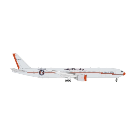 Herpa 574020 - American Airlines Boeing 777-300ER - Flagship Heritage Livery - N735AT