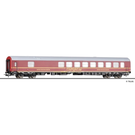 Tillig 75022 - Wagon restauracyjny WRm 035.1 „CityNightLine”, DBAG, Ep.V