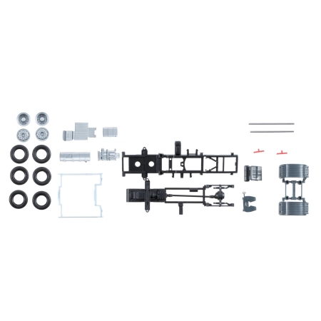 Herpa 084178 - Podwozie Volvo FH z osłoną podwozia Zawartość: 2 sztuki