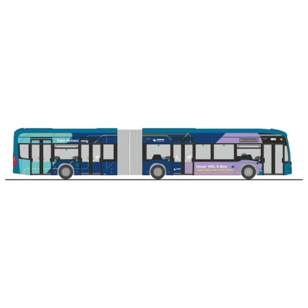 Rietze 77639 - Mercedes-Benz eCitaro G MVG Monachium - 100. autobus elektryczny