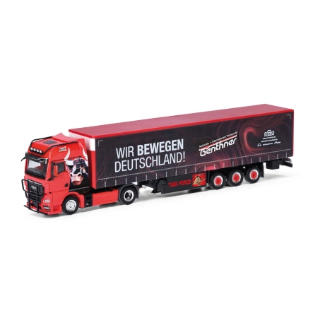 Herpa 318075 - MAN TGX GX "Genthner/Wir bewegen Deutschland"