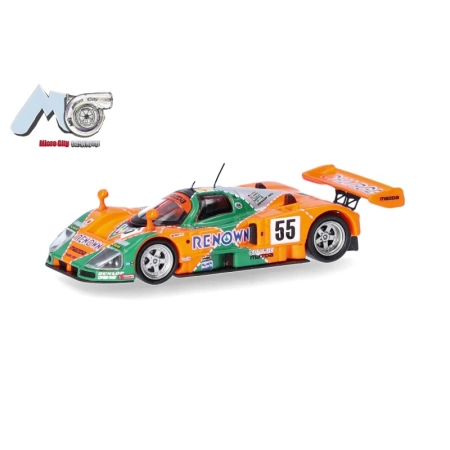 Herpa 87MC000080 - Mazda 787B 55, pomarańczowo-zielona